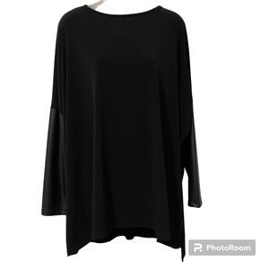 Clara Sun Woo Black Tunic Top